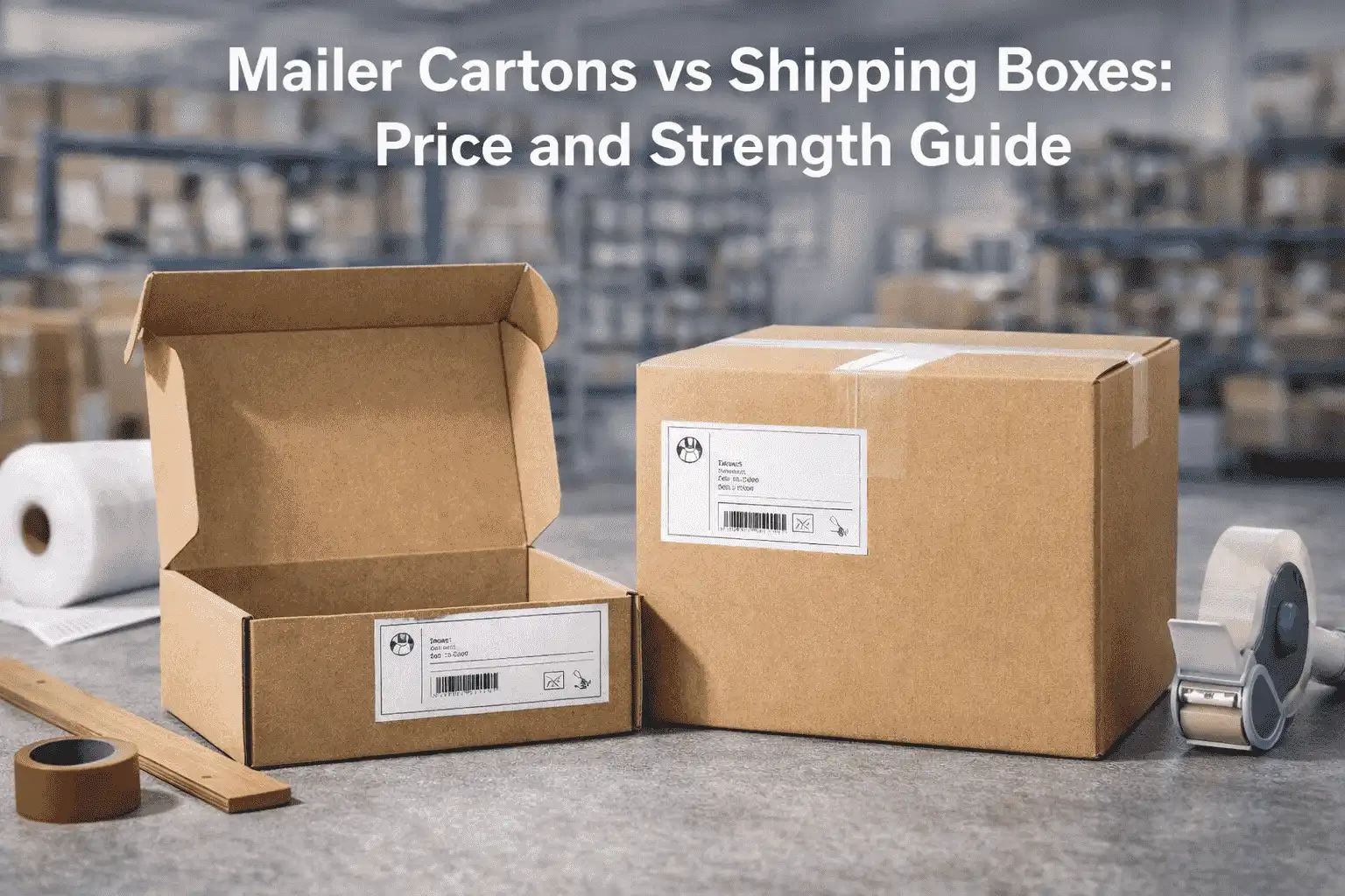 Mailer Cartons vs Shipping Boxes: Price and Strength Guide